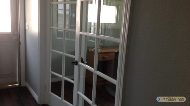 French Doors to Bedroom 1